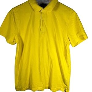 Spada Mens Yellow Short Sleeve Polo‎ Shirt Casual Classic